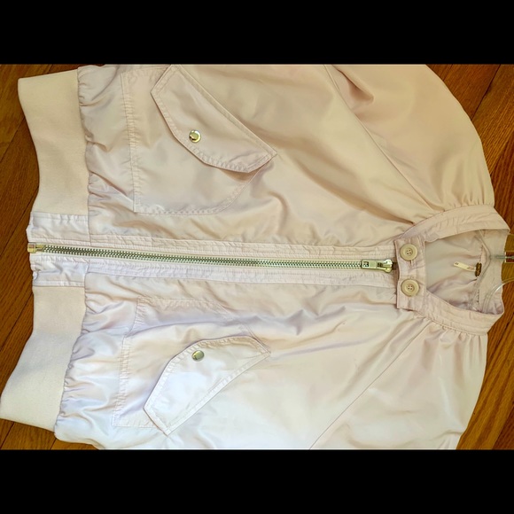 NWOT Free People Bomber Jacket Baby Pink - Picture 11 of 12